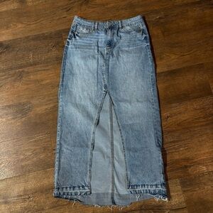 Sincerely Jules midi denim skirt